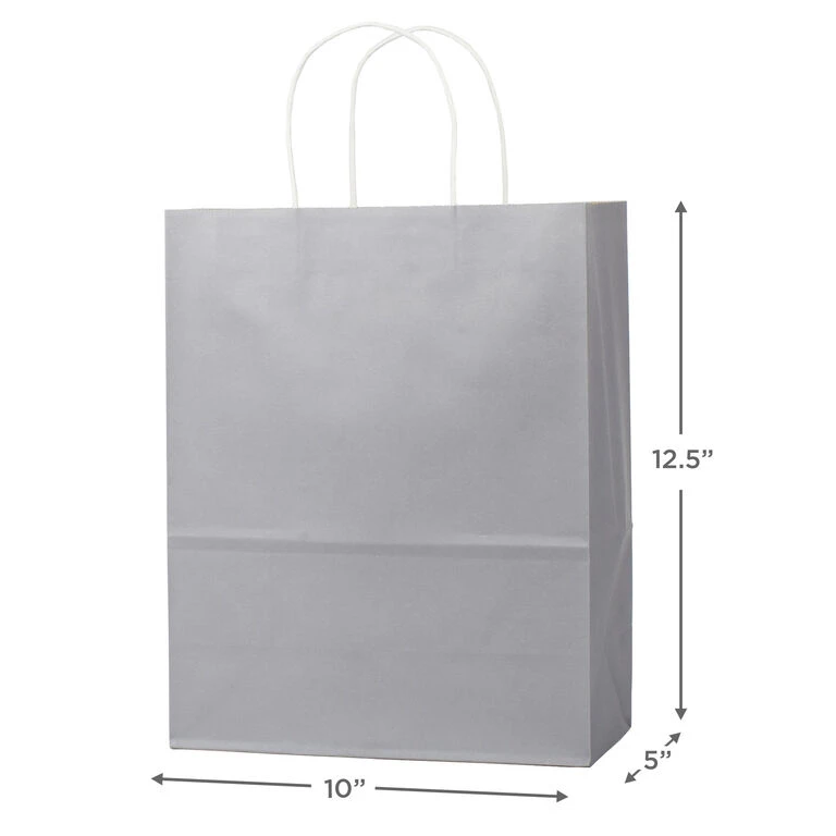 Hallmark 12.5" 12-Pack Assorted Kraft Paper Gift Bags 3 Hallmark 12.5" 12-Pack Assorted Kraft Paper Gift Bags - Image 3