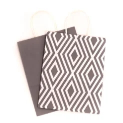 Hallmark 12.5" 12-Pack Assorted Kraft Paper Gift Bags 17 Hallmark 12.5" 12-Pack Assorted Kraft Paper Gift Bags -Gift Wrap Store 12.5 Prints and Solids 12Pack Assorted Gift Bags 5EGB6049 09