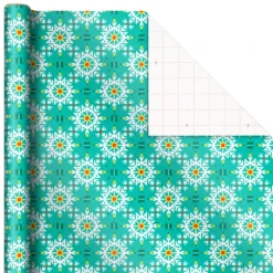 Hallmark Festive And Fun 3-Pack Multicolored Wrapping Paper, 120 Sq. Ft. -Gift Wrap Store 3Pack Festive and Fun Holiday Wrapping Paper 5JXW1082 06