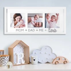 Malden 4x4 Mom, Dad And Me Wood Collage Picture Frame, 15x7 -Gift Wrap Store 4x4 MomDadMe Wood Collage Picture Frame 3569344 03