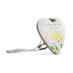 Demdaco Always & Forever Art Heart With Key Stand -Gift Wrap Store Always Forever Heart Sculpture With Key 1003480432 02