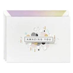 Hallmark Amazing You Boxed Blank Note Cards Multipack, Pack Of 8
