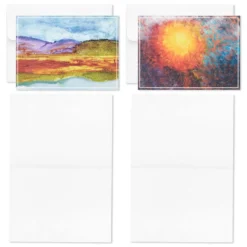 Hallmark ArtLifting Nature And Abstracts Blank Note Cards Assortment, Box Of 24 -Gift Wrap Store ArtLifting Nature Art Assorted Boxed Blank Cards 3SOM1334 05