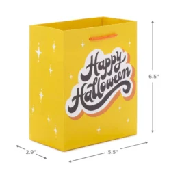 Hallmark 6.5" Assorted 8-Pack Happy Halloween Small Gift Bags -Gift Wrap Store Assorted Happy Halloween Small Gift Bags 5HGB1879 03