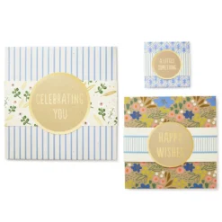 Hallmark 4", 8" And 10" Floral 3-Pack Gift Boxes With Bands 11 Hallmark 4", 8" And 10" Floral 3-Pack Gift Boxes With Bands -Gift Wrap Store Assorted Sizes Floral Gift Boxes With Bands 5EBC1230 06