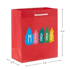 Hallmark 6.5" Sweet Surprises 8-Pack Small Christmas Gift Bags Assortment -Gift Wrap Store Assorted Small Christmas Gift Bags 5XGB1430 03