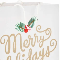 Hallmark Assorted Holiday Merry 8-Pack Small, Medium And Large Christmas Gift Bags -Gift Wrap Store Assorted Small Large Holiday Prints Christmas Gift Bags 5XGB1412 04