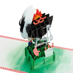 Hallmark BBQ Grill 3D Pop-Up Father's Day Card For Dad