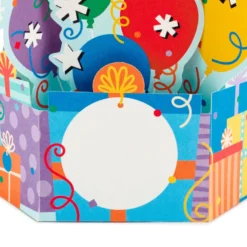 Hallmark Balloon Bouquet Boxed Pop-Up Birthday Cards, Pack Of 8 -Gift Wrap Store Balloon Bouquet Boxed Birthday Cards 5STZ1173 05