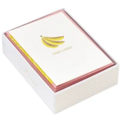 Hallmark Thanks A Bunch Boxed Blank Thank-You Notes, Pack Of 8 -Gift Wrap Store Banana Bunch Boxed Blank ThankYou Notes Multipack 1THK4117 05