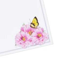 Hallmark Marjolein Bastin Pink Flowers Stationery Set, 40 Sheets -Gift Wrap Store Bastin Pink Flowers Blank Sheets Stationery Set 1STN1142 05