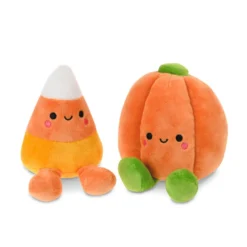 Hallmark Better Together Candy Corn And Pumpkin Magnetic Plush, 5.5"