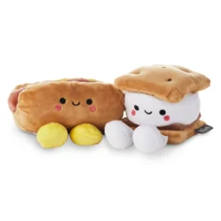Hallmark Better Together Hot Dog And S'More Magnetic Plush, 4"