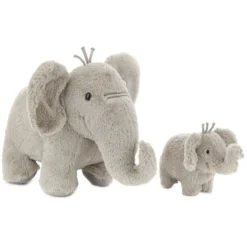 Hallmark Big And Little Elephant Singing Stuffed Animals With Motion, 8" -Gift Wrap Store Big and Little Elephant Singing Plush With Motion 1BBY4694 03