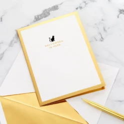 Hallmark Fun And Frightful 3D Pop-Up Halloween Card 16 Hallmark Fun And Frightful 3D Pop-Up Halloween Card -Gift Wrap Store Black Cat on Pumpkins 3D PopUp Halloween Card 1299IEH1003 07