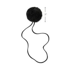 Hallmark 26" Black-and-White Fabric Gift Wrap With Elastic Band -Gift Wrap Store BlackandWhite Square Flat Wrapping Cloth 1299EJR6377 05