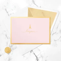 Hallmark Bonjour Eiffel Tower 3D Pop-Up Hello Card -Gift Wrap Store Bonjour Eiffel Tower 3D PopUp Hello Card 1299LAD9664 06