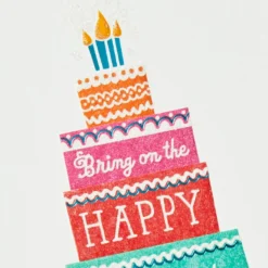 Hallmark Bright And Happy Assorted Birthday Cards, Box Of 12 -Gift Wrap Store Bright and Happy Assorted Birthday Cards Bulk Pack 5EDX1019 04