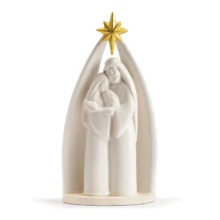 Ceramic Holy Family Figurine, 10"