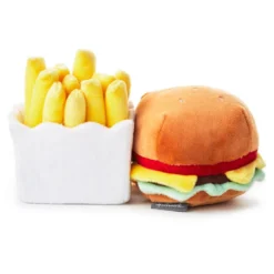 Hallmark Better Together Burger And Fries Magnetic Plush, 5" -Gift Wrap Store Cheeseburger and French Fries Magnetic Plush 1KID1643 03
