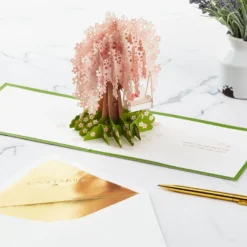 Hallmark One And Only Love Cherry Blossoms 3D Pop-Up Valentine's Day Card -Gift Wrap Store Cherry Blossoms 3D PopUp Valentines Day Card 1299IAV5022 05