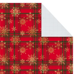 Hallmark Christmas Prints Assorted Flat Wrapping Paper With Gift Tags, 12 Sheets -Gift Wrap Store Christmas Prints Assorted Flat Wrapping Paper Tags 5XW2080 07