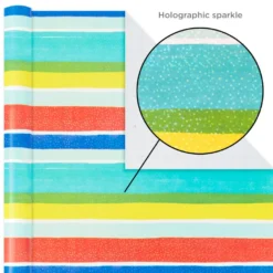 Hallmark Colorful Celebration 3-Pack Wrapping Paper, 55 Sq. Ft. Total -Gift Wrap Store Colorful Celebration 3Pack Wrapping Paper Rolls 5EWR6373 04