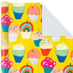 Hallmark Colorful Celebration 3-Pack Wrapping Paper, 55 Sq. Ft. Total -Gift Wrap Store Colorful Celebration 3Pack Wrapping Paper Rolls 5EWR6373 06