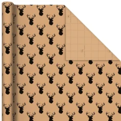 Hallmark Colorful Christmas 4-Pack Kraft Wrapping Paper Assortment, 88 Sq. Ft. 13 Hallmark Colorful Christmas 4-Pack Kraft Wrapping Paper Assortment, 88 Sq. Ft. -Gift Wrap Store Colorful Christmas Assortment Kraft Wrapping Paper 5JXW1212 06