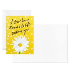 Hallmark Colorful Daisies Boxed Thank-You Notes, Pack Of 50 10 Hallmark Colorful Daisies Boxed Thank-You Notes, Pack Of 50 -Gift Wrap Store Colorful Daisies Boxed ThankYou Notes 3THK2543 04