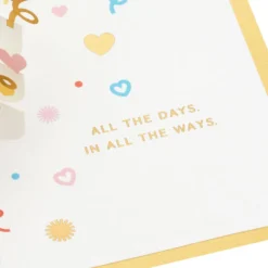 Hallmark Love You Always 3D Pop-Up Love Card 11 Hallmark Love You Always 3D Pop-Up Love Card -Gift Wrap Store Colorful Hearts 3D PopUp Love Card 1299LAD2904 03