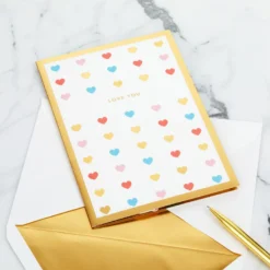 Hallmark Love You Always 3D Pop-Up Love Card 14 Hallmark Love You Always 3D Pop-Up Love Card -Gift Wrap Store Colorful Hearts 3D PopUp Love Card 1299LAD2904 06