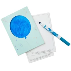 Hallmark Crayola® Kids Card Kit With Markers In Caddy, Pack Of 8 14 Hallmark Crayola® Kids Card Kit With Markers In Caddy, Pack Of 8 -Gift Wrap Store Crayola Kids Card Making Kit Caddy With Markers 1SOM3883 06