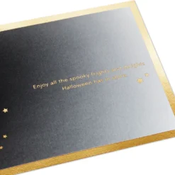 Hallmark Crescent Moon 3-D Pop-Up Halloween Card 12 Hallmark Crescent Moon 3-D Pop-Up Halloween Card -Gift Wrap Store Crescent Moon and Bats 3D PopUp Halloween Card 1299IEH3001 03