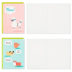 Hallmark Cute Dogs Assortment Blank Thank-You Notes, Pack Of 48 9 Hallmark Cute Dogs Assortment Blank Thank-You Notes, Pack Of 48 -Gift Wrap Store Cute Dogs Assortment Blank ThankYou Notes 5STZ1133 03
