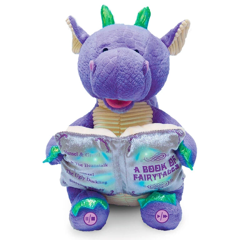 Dalton The Storytime Dragon Talking Stuffed Animal With Light, 12" H 1 Dalton The Storytime Dragon Talking Stuffed Animal With Light, 12" H