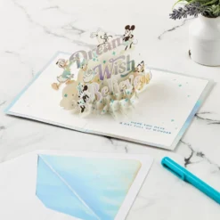 Hallmark Disney 100 Years Of Wonder Day Full Of Wonder 3D Pop-Up Card 17 Hallmark Disney 100 Years Of Wonder Day Full Of Wonder 3D Pop-Up Card -Gift Wrap Store Disney 100 Years Mickey Friends 3D PopUp Card 1499LAD9202 08