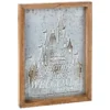 Hallmark Disney Castle Happy Place Wood And Metal Quote Sign, 8.75x12