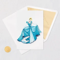 Hallmark Disney Princess Cinderella You Sparkle Quilled Paper Handmade Card -Gift Wrap Store Disney Cinderella Quilled Paper Handmade Card for Her 1299LAD2856 05