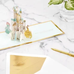 Hallmark Disney Princess Castle So Loved 3D Pop-Up Card -Gift Wrap Store Disney Princess Castle So Loved 3D PopUp Card 1499LAD2725 06