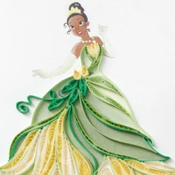 Hallmark Disney The Princess And The Frog Tiana Happy Wish Quilled Paper Handmade Card -Gift Wrap Store Disney Princess and the Frog Tiana Quilled Paper Card 1299LAD2855 04