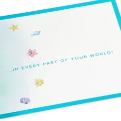 Hallmark Disney The Little Mermaid Wishing You Happiness 3D Pop-Up Card 12 Hallmark Disney The Little Mermaid Wishing You Happiness 3D Pop-Up Card -Gift Wrap Store Disney The Little Mermaid Ariel 3D PopUp Card for Her 1499LAD2902 03