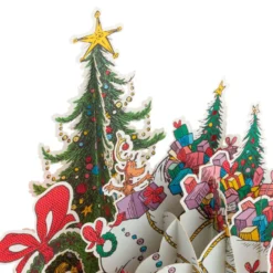 Hallmark Dr. Seuss™ How The Grinch Stole Christmas!™ Wreath 3D Pop-Up Christmas Card -Gift Wrap Store Dr. Seuss Grinch 3D PopUp Christmas Card 1499IXC7132 04