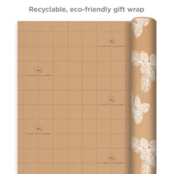 Hallmark Elegant Evergreens 2-Pack Holiday Wrapping Paper, 150 Sq. Ft. -Gift Wrap Store Elegant Evergreens Holiday Wrapping Paper 5JXW1203 07