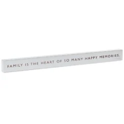 Hallmark Family Is The Heart Wood Quote Sign, 23.5x2