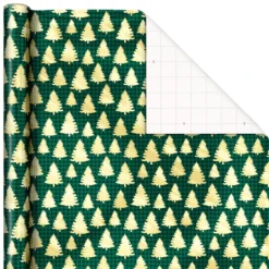 Hallmark Traditional 3-Pack Foil Christmas Wrapping Paper Assortment, 60 Sq. Ft. 13 Hallmark Traditional 3-Pack Foil Christmas Wrapping Paper Assortment, 60 Sq. Ft. -Gift Wrap Store Foil Christmas Wrapping Paper Assortment 5JXW1065 06