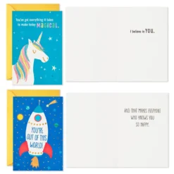 Hallmark Fun Kids Assortment Encouragement Cards, Pack Of 36 -Gift Wrap Store Fun Kids Assortment Encouragement Cards 5STZ1140 05