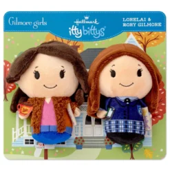 Hallmark Itty Bittys® Gilmore Girls Lorelai And Rory Gilmore Plush, Set Of 2 -Gift Wrap Store Gilmore Girls Rory and Lorelai Plush itty bittys 1KDD2138 03