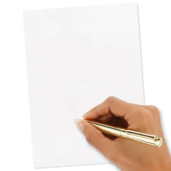 Hallmark Gray And Gold Bulk Blank Thank-You Notes, Pack Of 50 -Gift Wrap Store Gray and Gold Bulk Blank ThankYou Notes Multipack 3THK2522 06