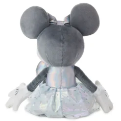 Hallmark Disney 100 Years Of Wonder Minnie Mouse Plush, 15.5" -Gift Wrap Store Gray and Iridescent Minnie Mouse Stuffed Animal 1DYG2078 02